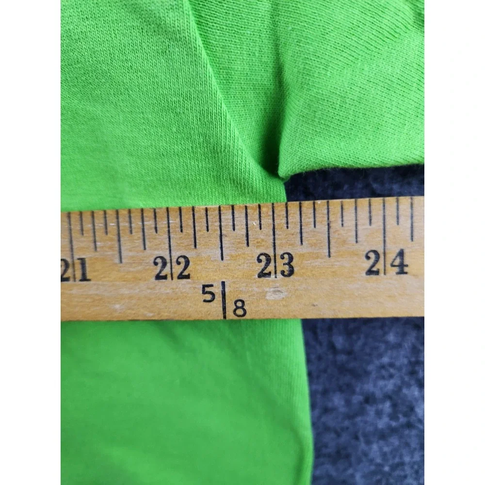 Round Two T Shirt XL Neon Green Graphic Logo Streetwear Short Sleeve Men's - Picture 6 of 8